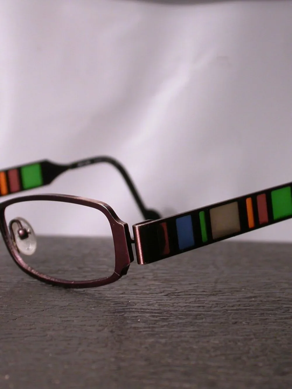 Kamuro Ariene Bronze Color Squares Modern Eyeglasses Frames Made in Japan